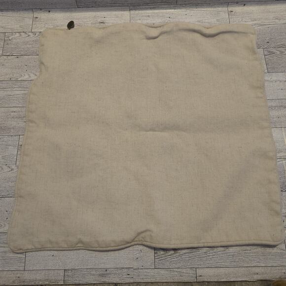 Pier 1 Embroidered Butterfly And Blue Flower Pillow Cover NO INSERT - Picture 5 of 13